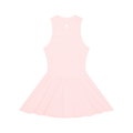 Women’s Ruched Sleeveless Full-Zip Dress