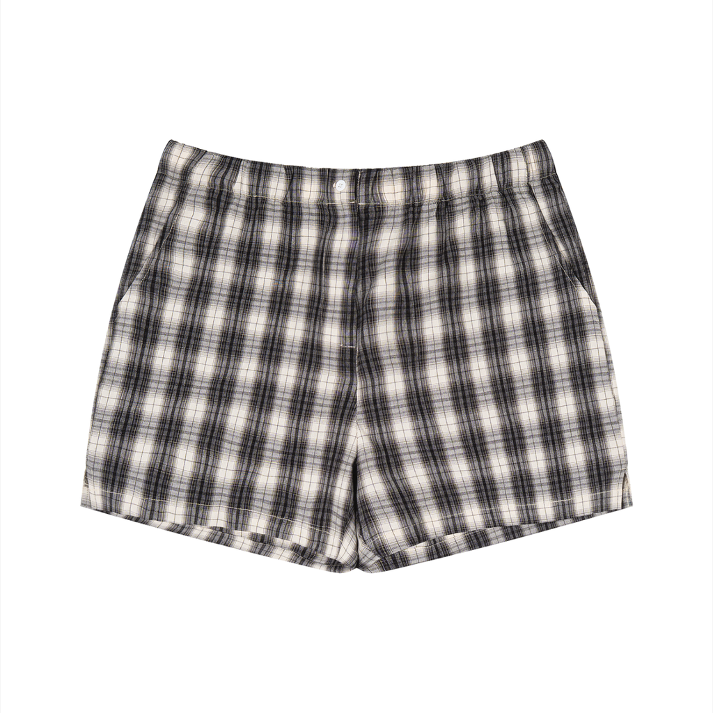 Boxy Plaid Shorts